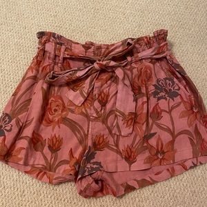 Free People flowy elastic waist shorts